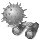 Disabled Find Virus Icon 128x128 png